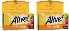 Nature's Way Alive Daily Energy bottle front highlighting daily vitality for busy mornings.