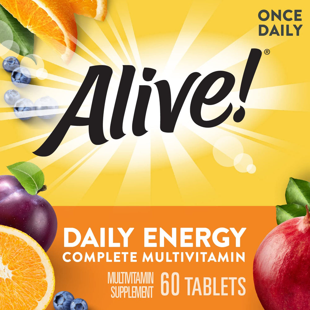 Nature's Way Alive Daily Energy pack two bottles showing value and convenience.