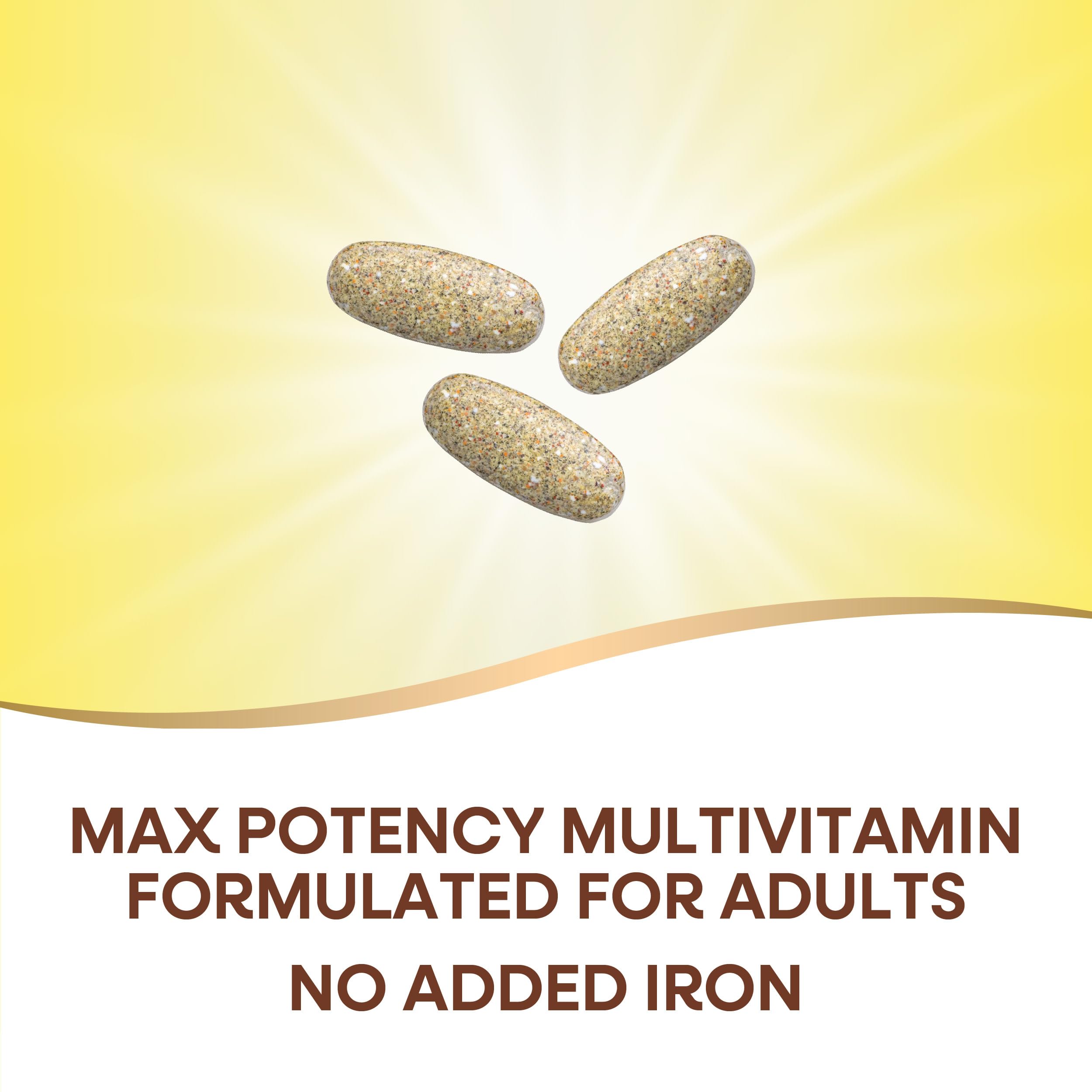 Alive! Max3 tablets shown in bottle ready for daily serving