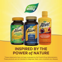 Nature's Way Alive! 50+ Daily Greens blend adds plant-based nutrients for daily wellness