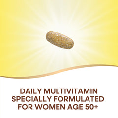 Nature's Way Alive! Women 50+ bottle on shelf for convenient daily routine