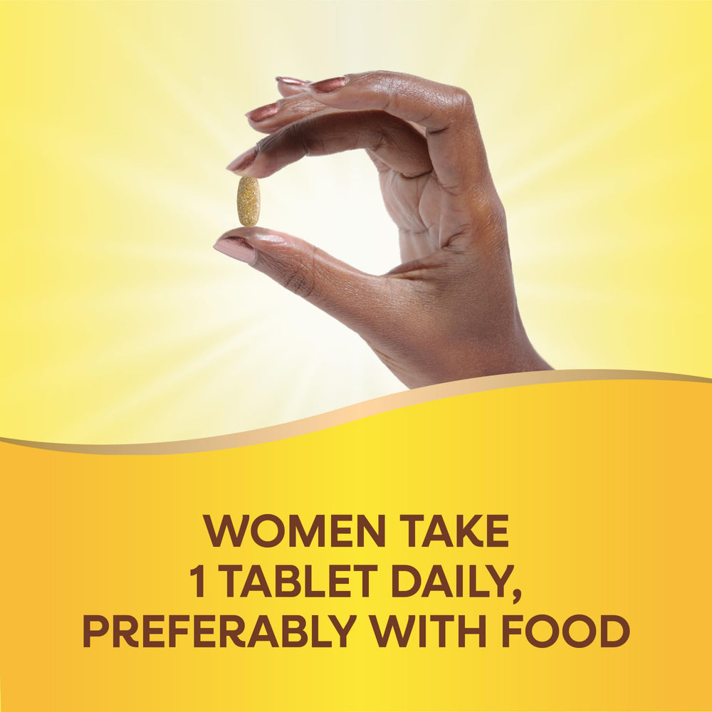 Nature's Way Alive Women's Daily Ultra Multivitamin packaging highlighting Cardio and Hair-Skin-Nails blends.