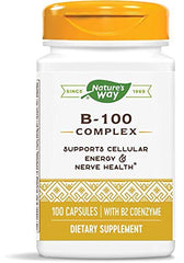 Nature's Way B-100 Complex bottle for energy support and nerve health