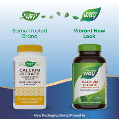 Nature's Way Calcium Citrate capsules for daily mineral support