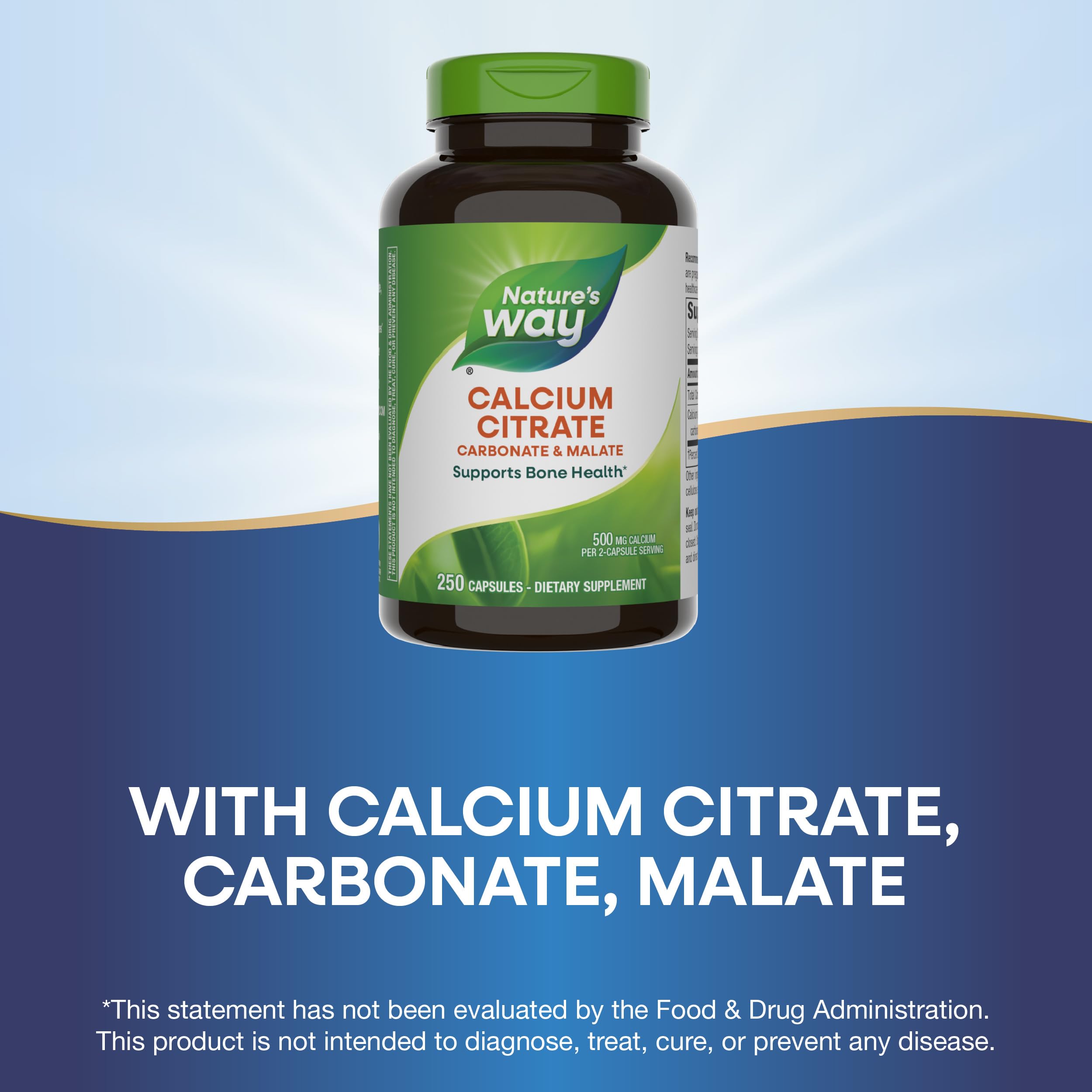 Nature's Way gluten-free packaging emphasizing purity