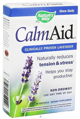 Nature's Way Calm-aid softgel bottle ready for daily calm support