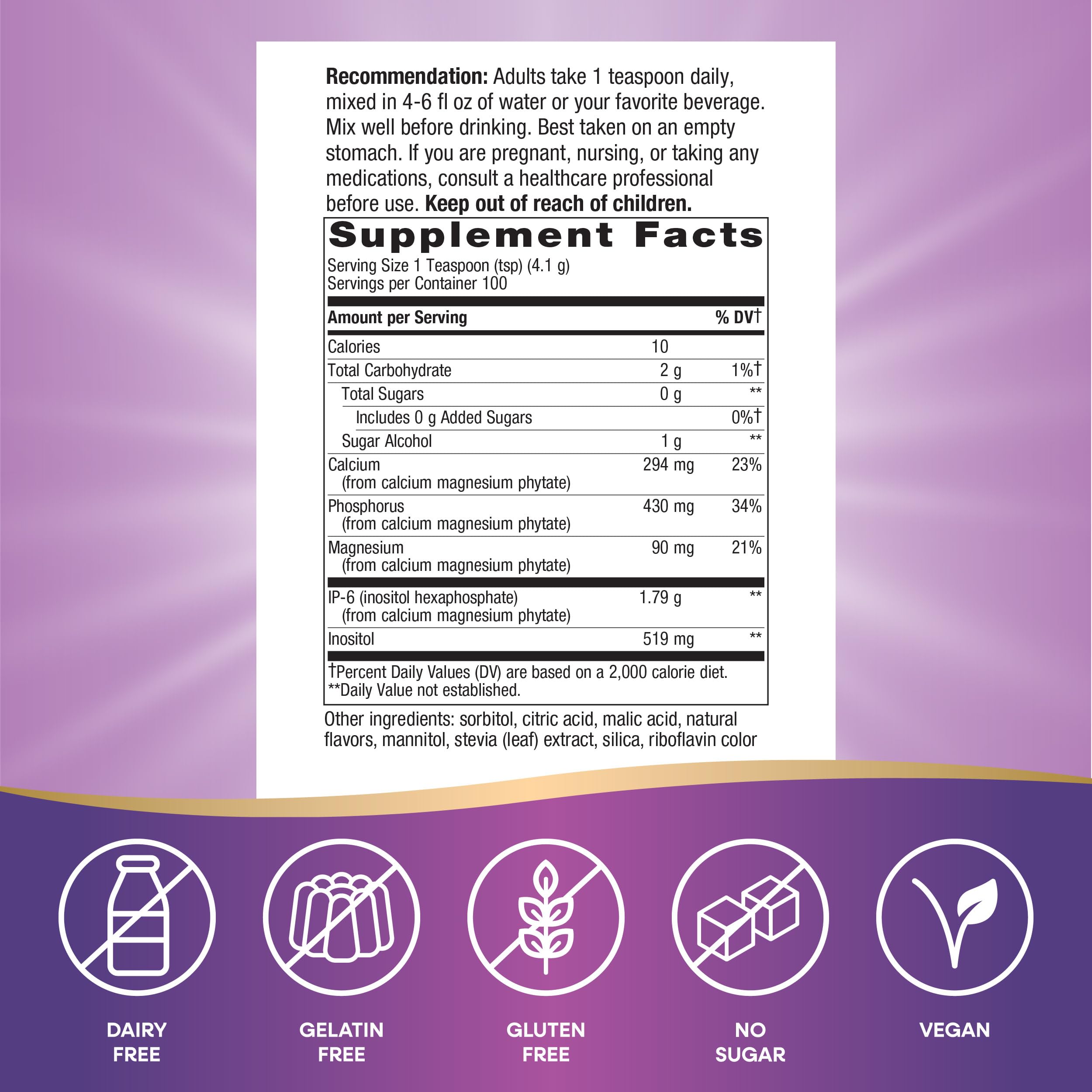 Nature's Way Cell Forte IP6-Inositol visual — highlight of IP-6 and inositol benefits.