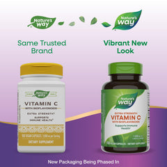 Nature's Way Citrus Bioflavonoids Complex label supports vitamin C delivery