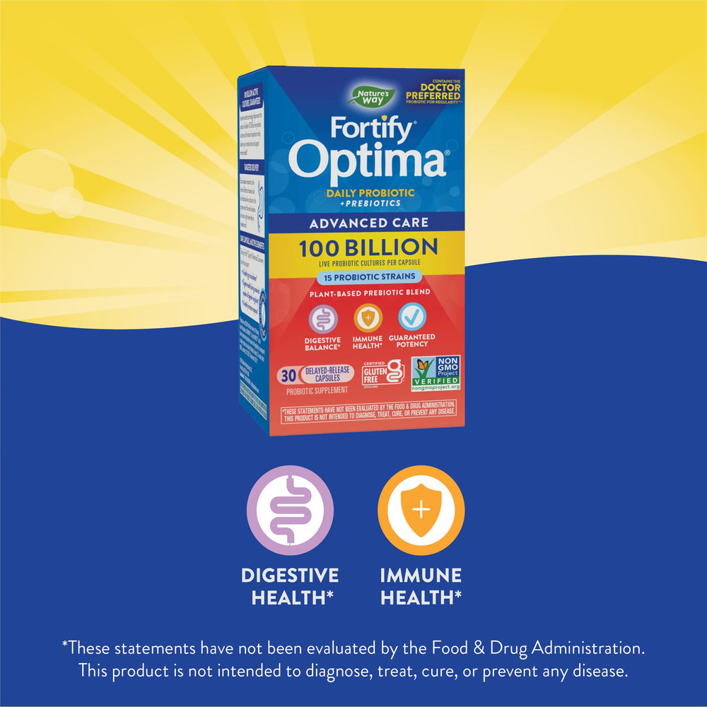 Fortify Optima plant-based prebiotic fiber close-up for gut health support