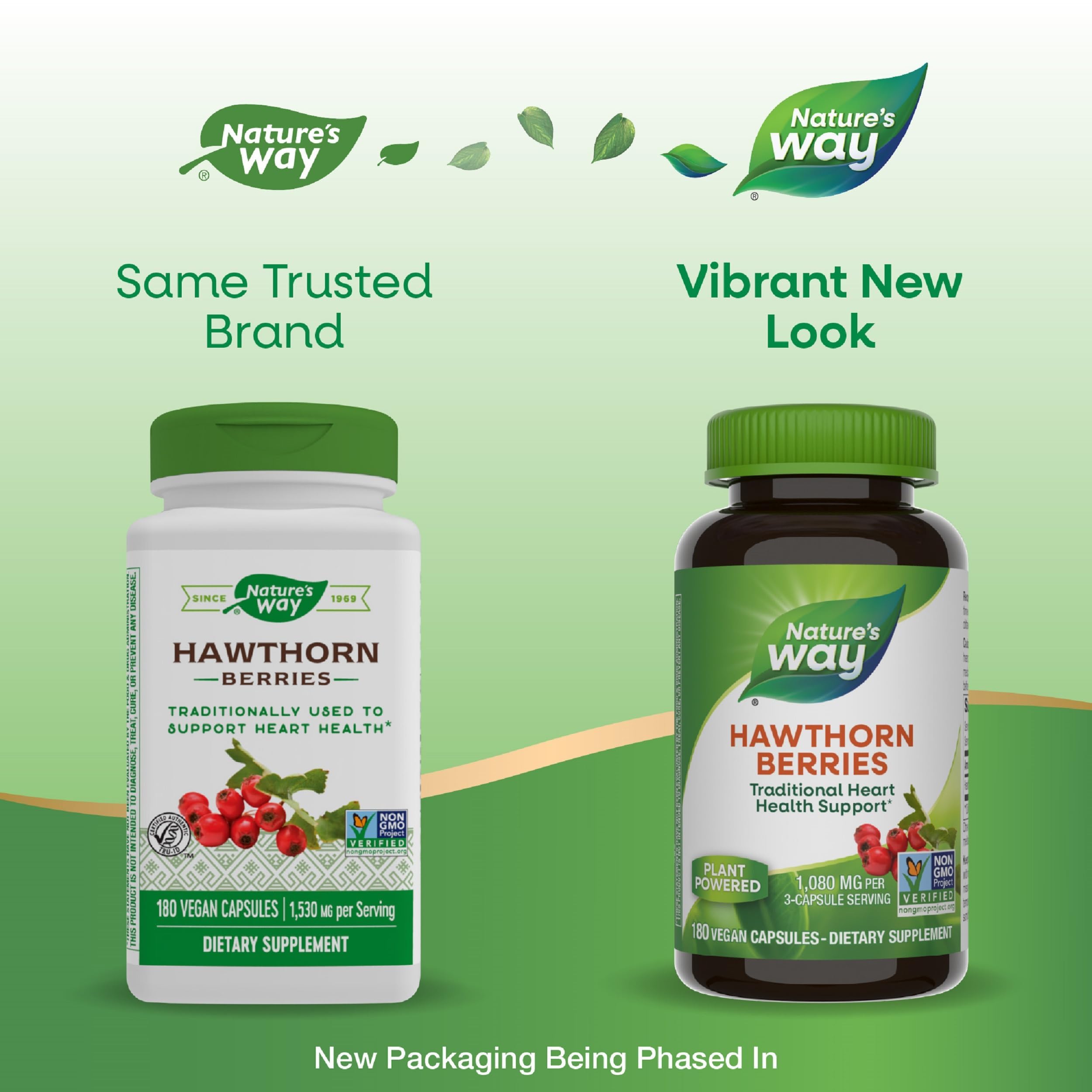 Nature's Way vegan capsules pack ready for daily use.