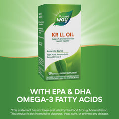 Nature's Way Krill Oil lab test results card confirming contaminant screening