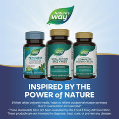 Mega-Zyme bottle in a lifestyle shot for active routines and digestion support