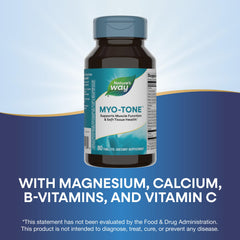 Pills shown in bottle for daily muscle support.