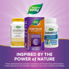 Nature's Way packaging may vary; product image represents Cell Forté formula.