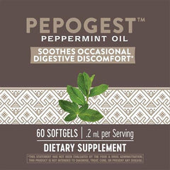 Pepogest bottle on counter suggesting daily digestive routine.
