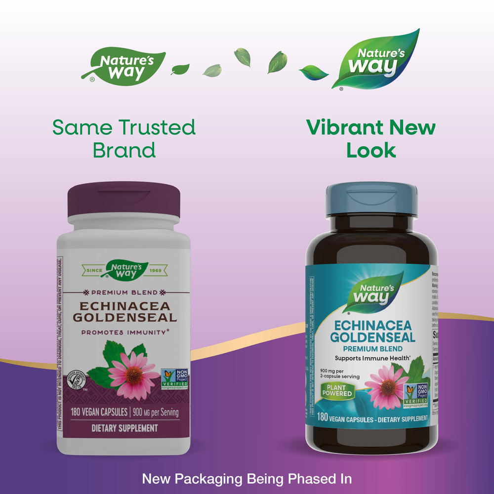 Seven-herb blend supports immune health through herbal synergy.