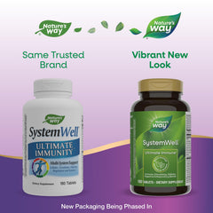 Nature's Way SystemWell Ultimate Immune label emphasizing multi-system blends