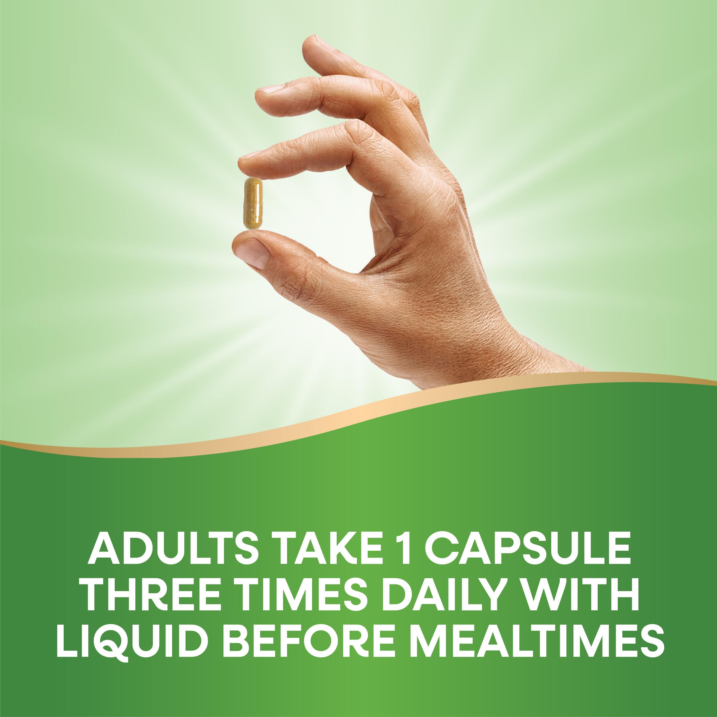 Nature's Way Thisilyn vegan-friendly gluten-free capsules on a clean label.