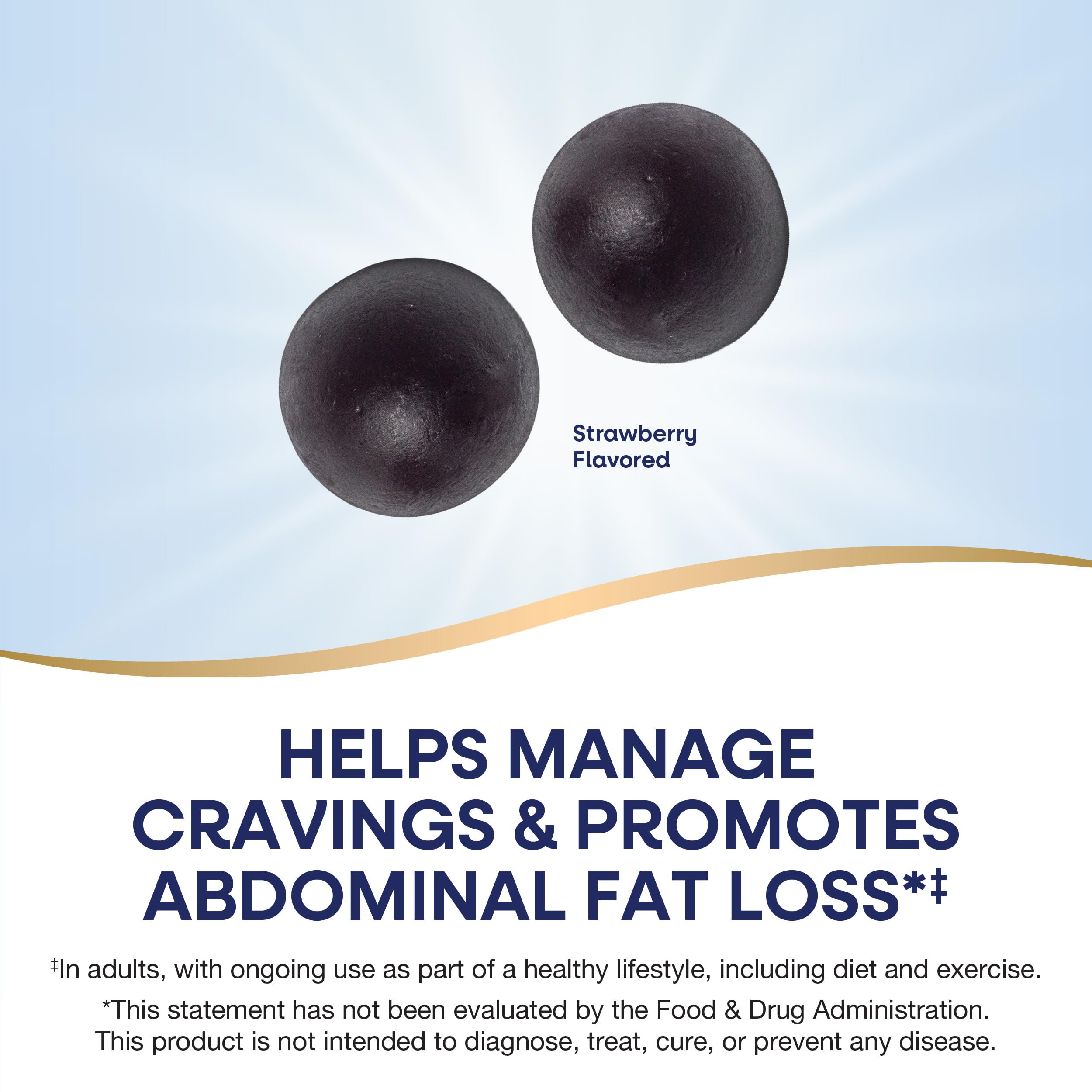 Nature's Way Weight Manager Gummy with Morosil for abdominal fat loss potential