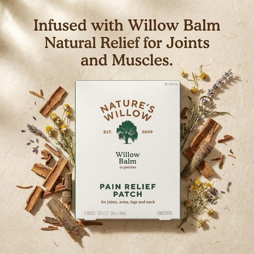 Nature's Willow large-relief patch close-up shows generous surface for broad coverage.