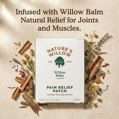 Nature's Willow large-relief patch close-up shows generous surface for broad coverage.