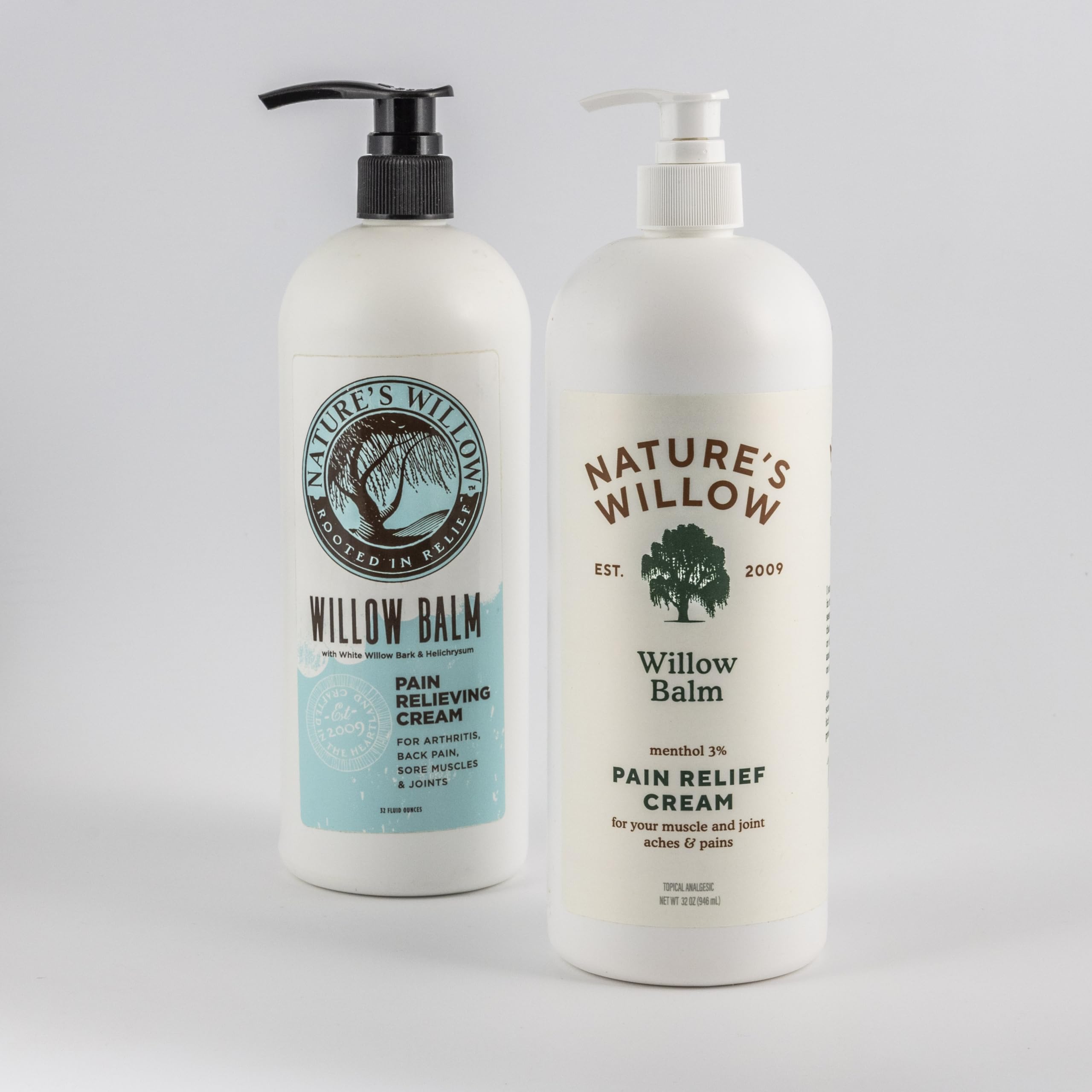 Willow Balm jar with label highlights fragrance-free formula for sensitive skin