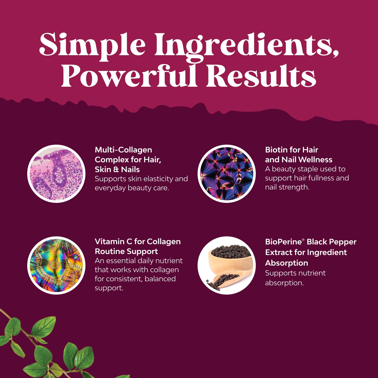 Natures Craft Grass-fed collagen packaging indicating natural sourcing and quality