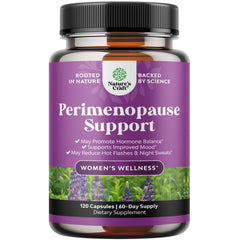 Natures Craft Complete Perimenopause Bottle showing balanced support for mood and energy.