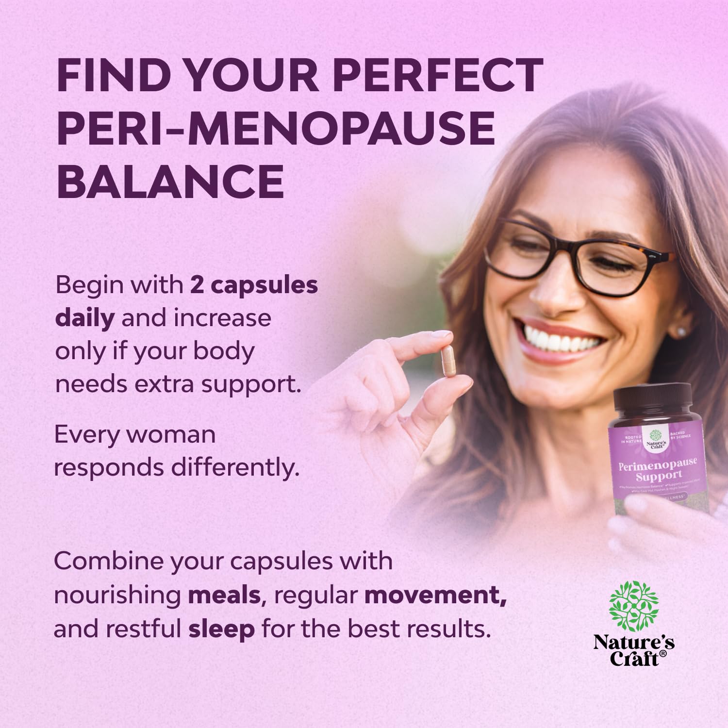 Natures Craft DHEA 25mg Tablets close-up noting hormonal balance potential.