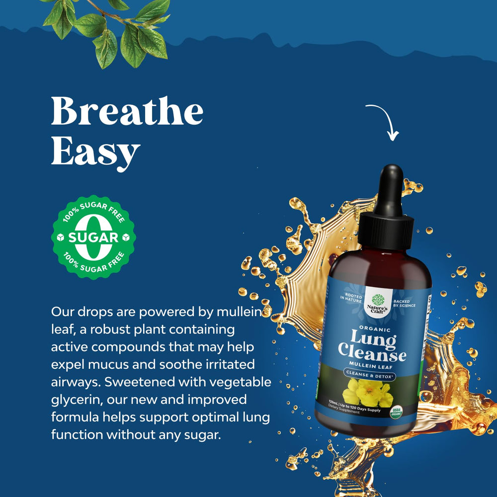 Natures Craft marshmallow root in the blend highlighting soothing mucus support
