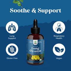 Natures Craft Mullein Drops bottle label emphasizing vegan and organic ingredients