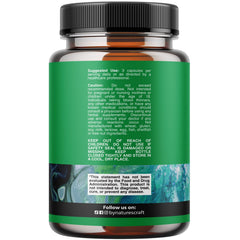 Nature's Craft Ox Bile Salts bottle poured to show easy dosing.