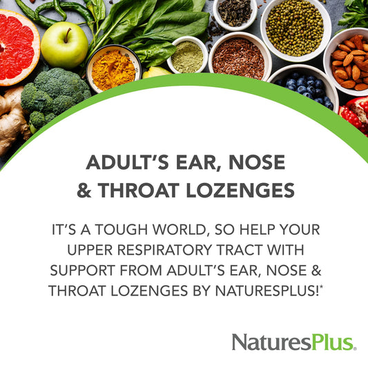 Lozenge dissolving in mouth highlighting tropical cherry berry flavor by NaturesPlus.