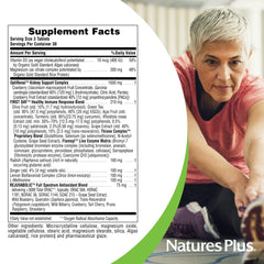 NaturesPlus AgeLoss cranberry concentrate jar illustrating natural kidney support ingredients