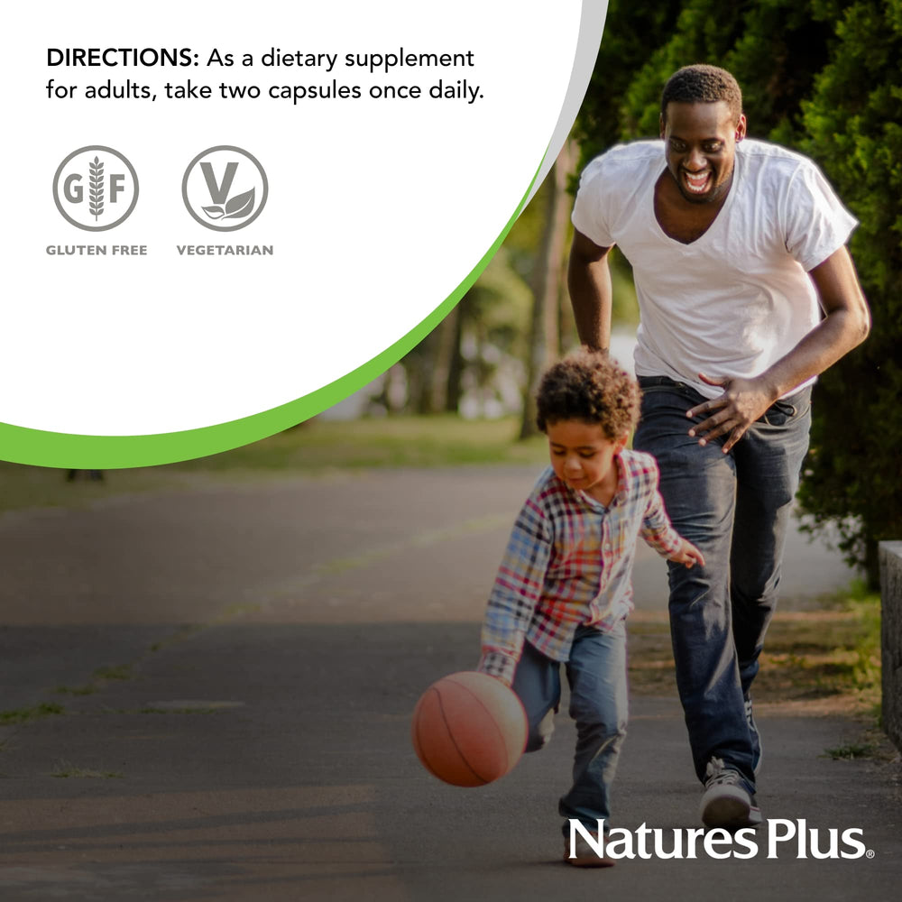 NaturesPlus AgeLoss Eye Support astaxanthin and zeaxanthin highlighted for retina support