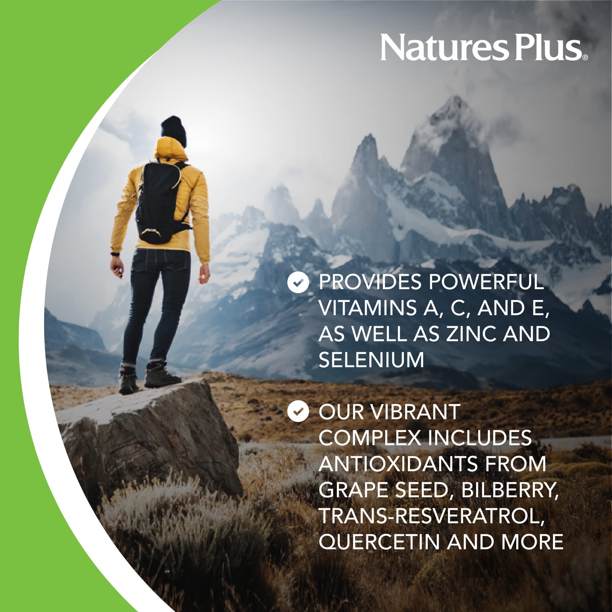 NaturesPlus AgeLoss Eye Support capsules close-up for convenient eye nutrition