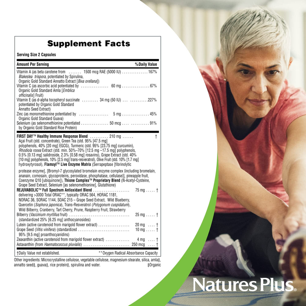 NaturesPlus AgeLoss Eye Support lutein focus indicating carotenoids for eyes