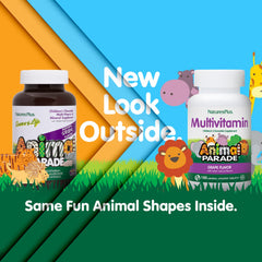 Colorful animal-shaped chewables designed to engage children.