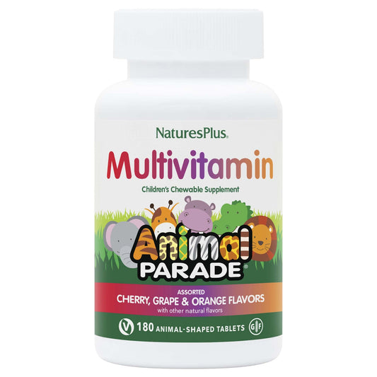 NaturesPlus Animal Parade animal-shaped chewables for kids' daily vitamins
