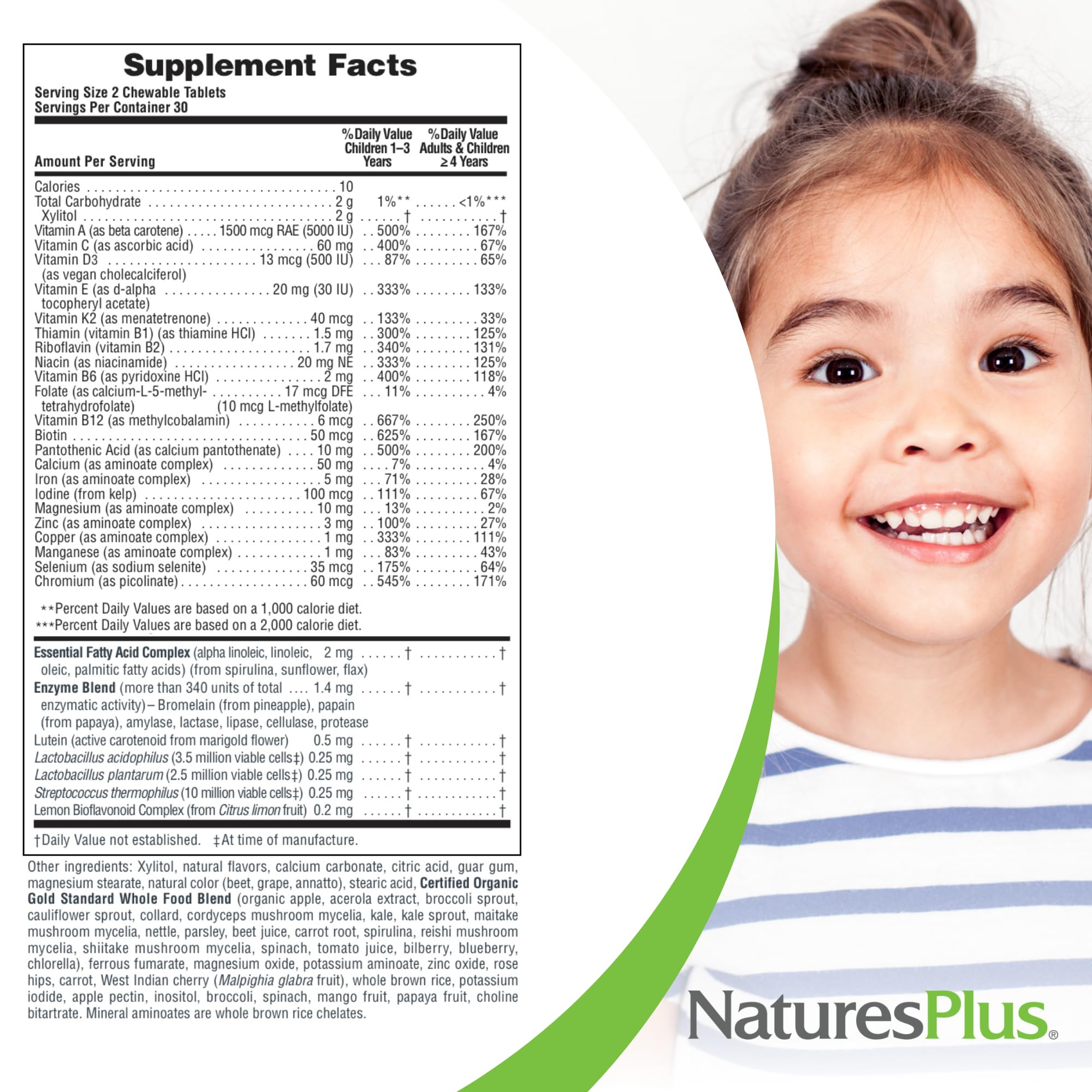 NaturesPlus Animal Parade animal shapes make vitamins engaging for kids