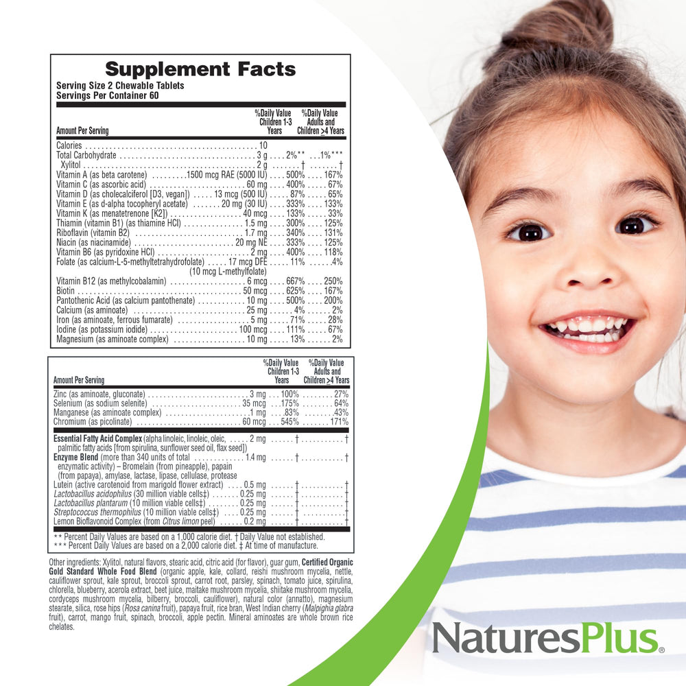Two-pack packaging of Nature's Plus Animal Parade Gold multivitamin for families