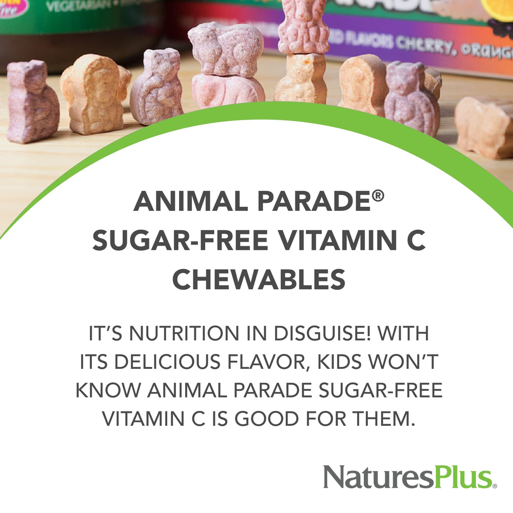 NaturesPlus Animal Parade sugar-free chewables with xylitol for a cavity-conscious snack