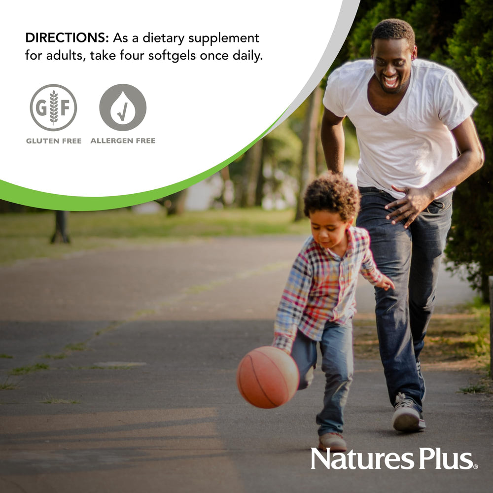 NaturesPlus Bone Power packaging highlights dairy free and gluten free indicators