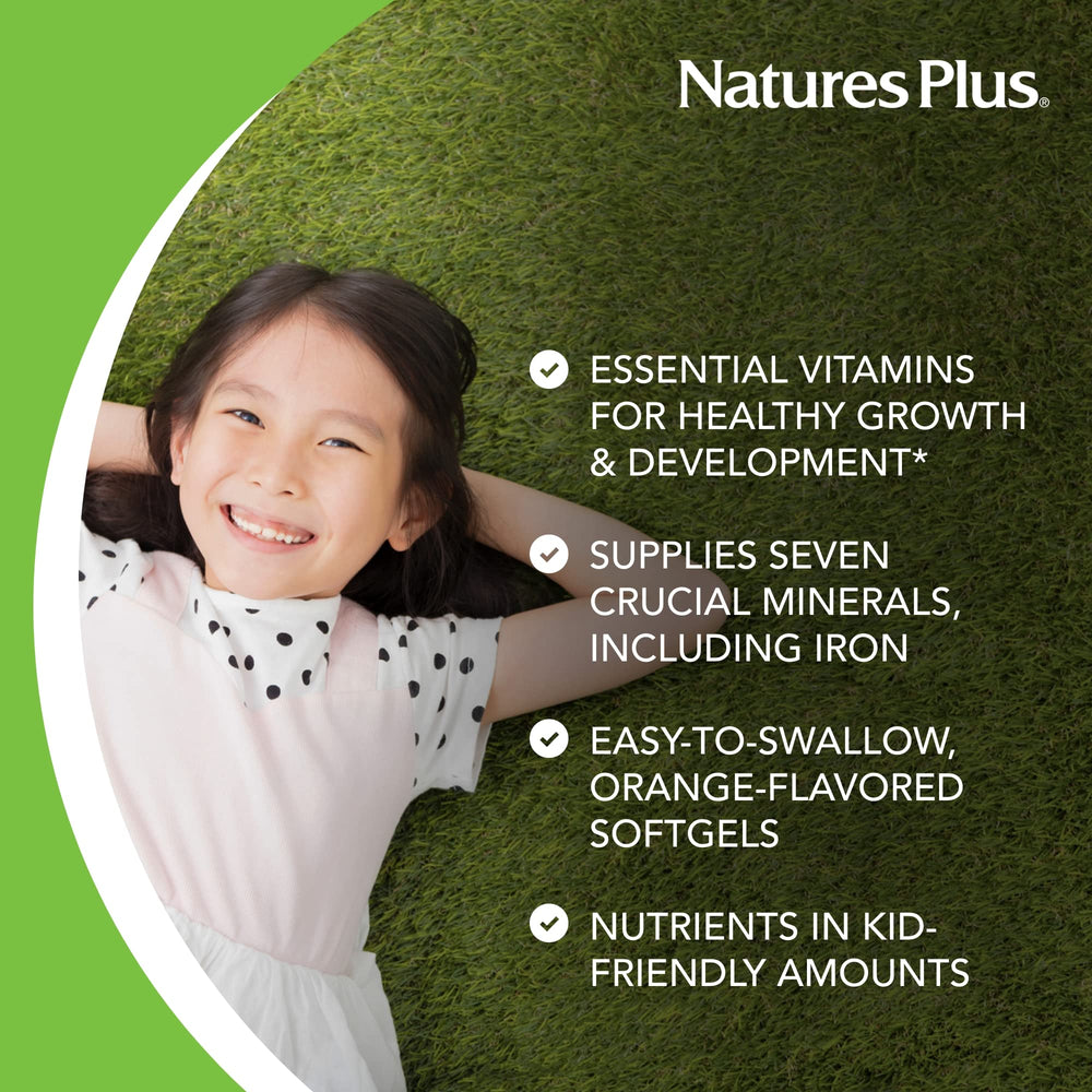 NaturesPlus Vita-Gels gluten-free formula with balanced nutrients