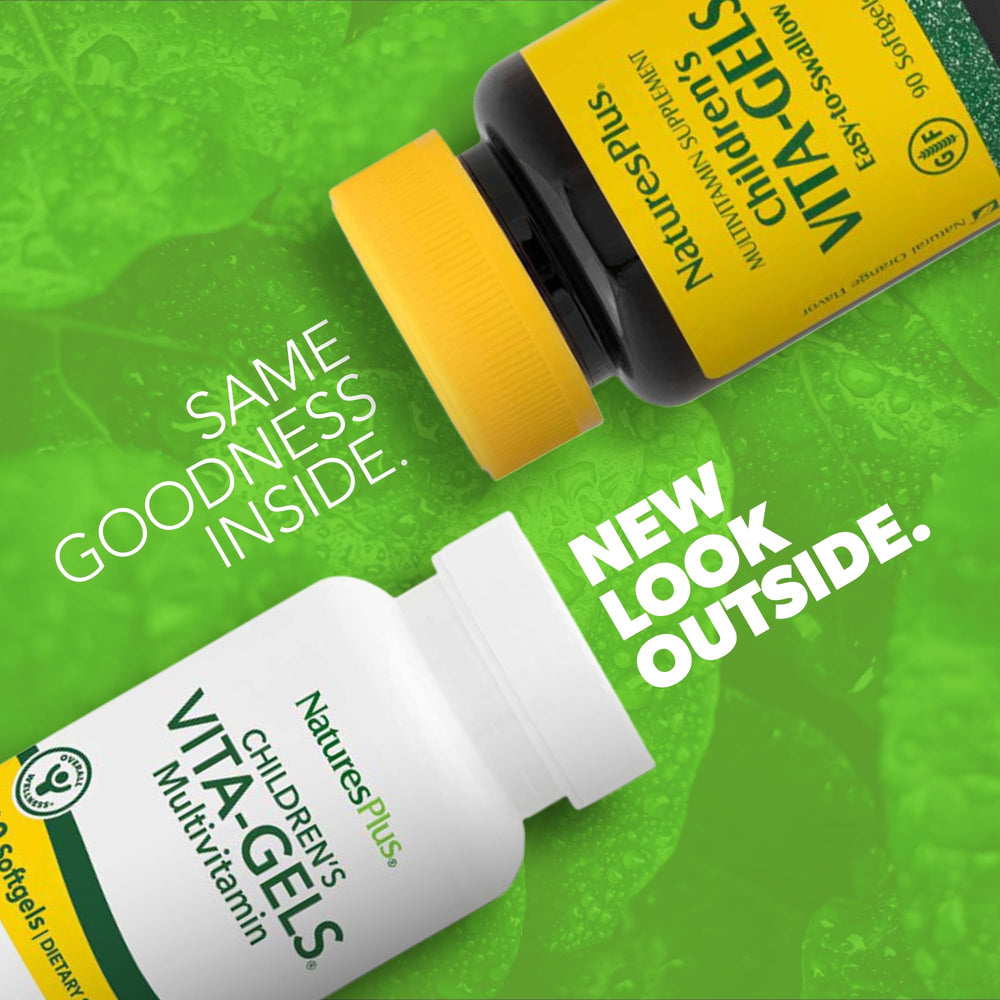 NaturesPlus Vita-Gels softgels easy to swallow during busy mornings