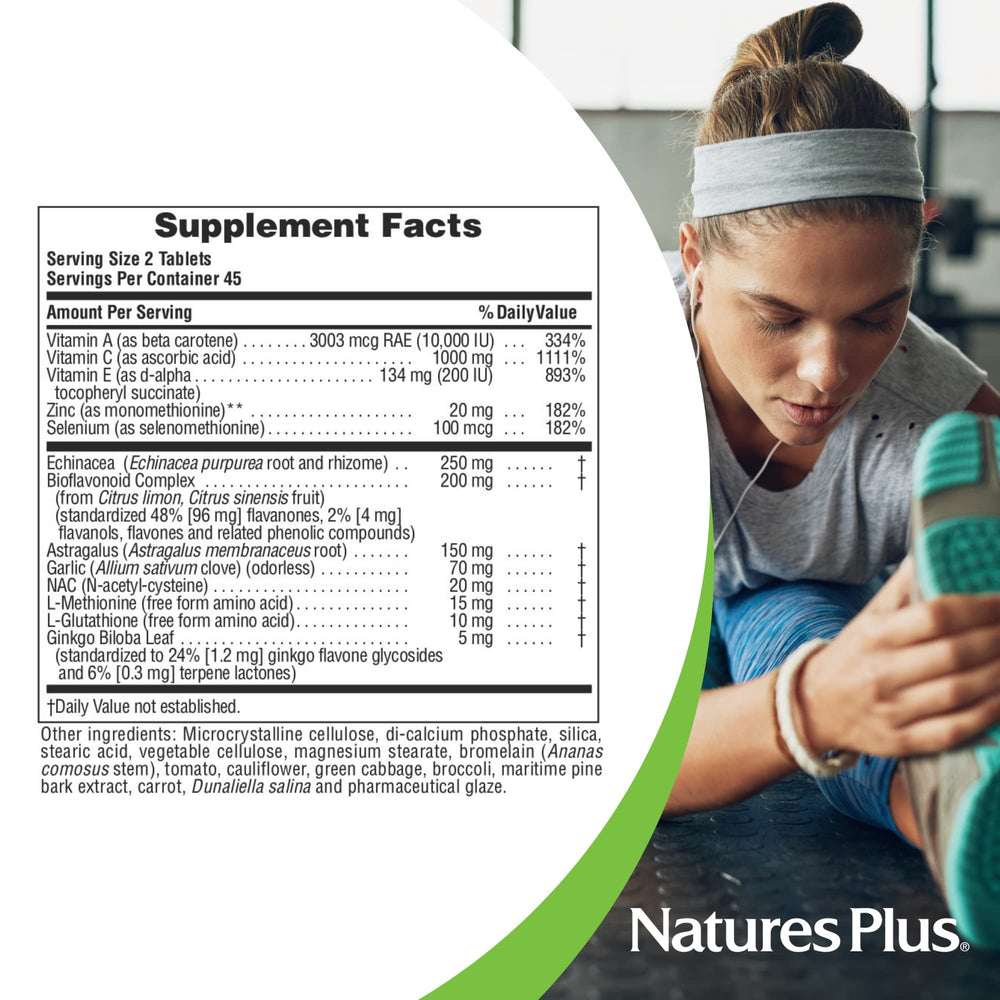 Commando 2000 label notes antioxidants like A, C, E plus minerals
