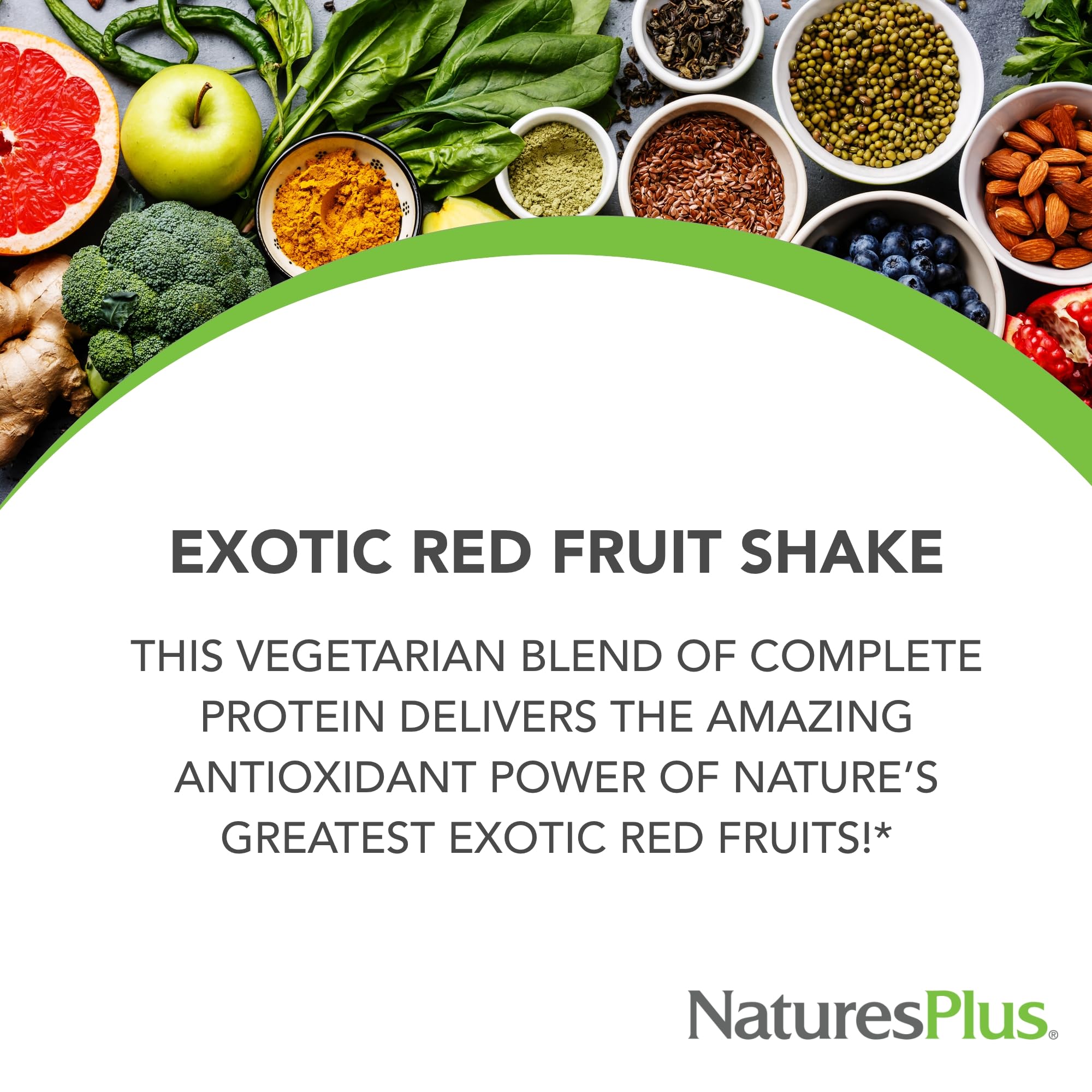 Close-up of acai, mangosteen, pomegranate, and goji highlights exotic fruit nutrition