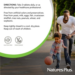 NaturesPlus GI Natural gluten-free label indicates allergen-friendly formula