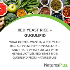 NaturesPlus Herbal Actives Gugulipid capsules illustrate vegan-friendly formulation