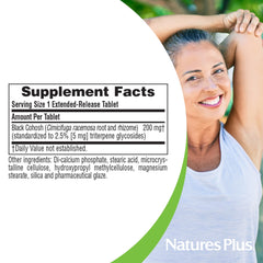 NaturesPlus Herbal Actives manufacturing seal indicating cGMP compliance and FDA/NSF registrations.